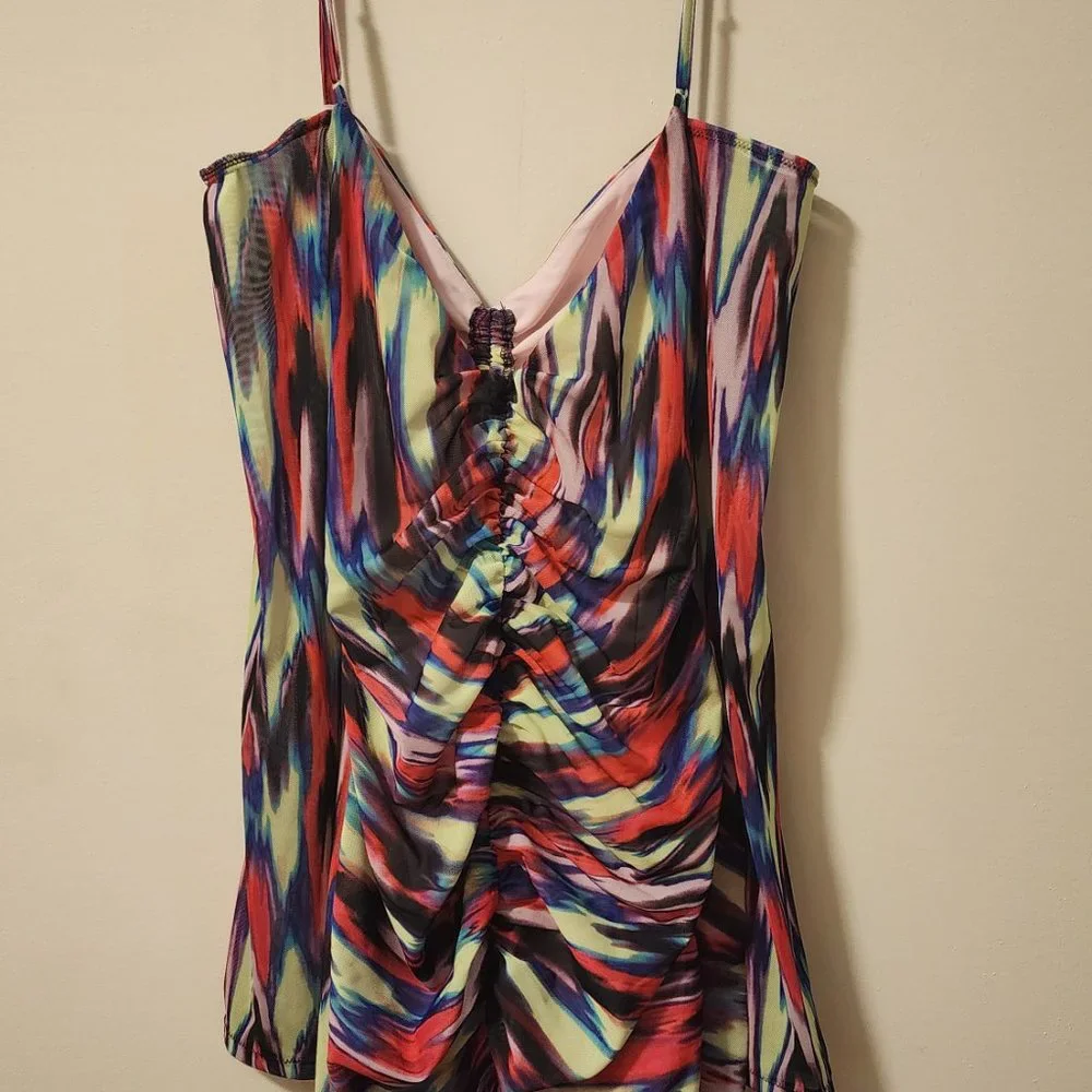 Brand New Camila Coehlo Colorful Mini Dress - Picture 4 of 4